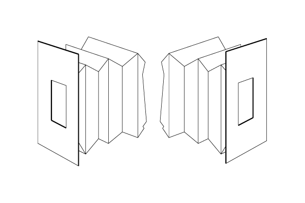 SQUARE-RECTANGULAR FLANGE/SQUARE-RECTANGULAR FLANGE