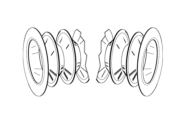 ROUND FLANGE/ROUND FLANGE