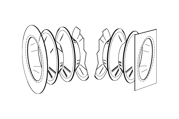 ROUND FLANGE/SQUARE-RECTANGULAR FLANGE