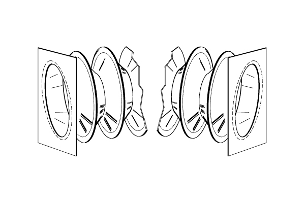 ROUND FLANGE/ROUND FLANGE