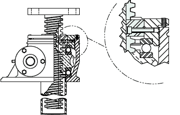 keyed for non-rotation jack design